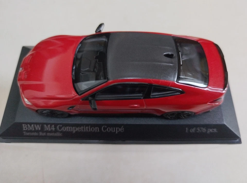 Minichamps 1/43 BMW M4 Competition Coupe 2020 Toronto Red G82 - Immagine 2 di 4