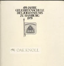 450 JAHRE GELEHRTENSCHULE DES JAHANNEUMS ZU HAMBURG 1979