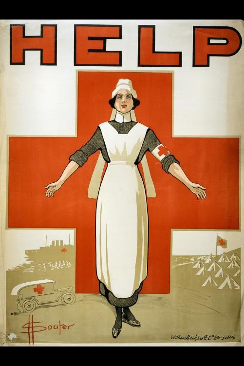 Help,Nurse,Red Cross,Hospital Ship,Ambulance,Field Hospital,World War,WWI