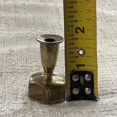 Vintage Solid Brass Hans-Agne Jakobsson Sweden Candle Holder Model