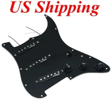 Quality Loaded Prewired Pickguard with Wilkinson Pickups for USA Fender Strats
