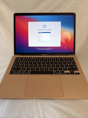 apple macbook air 2020 rose gold 8gb ram 256 storage hdd