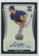 2020 Leaf Metal Draft Black Rainbow 9/15 Cole Henry #BA-CH1 Auto 4z8