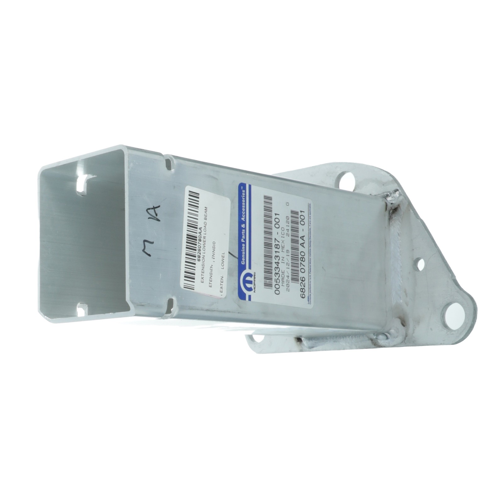 Extensión de viga de carga inferior derecha para Jeep Compass 2017-2021 (N/P 68260780AA)