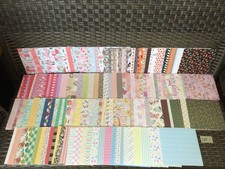 1. HUGE 6x6 SCRAPBOOK PAPER LOT 160 Shts. Mixed Themes  Brands NEW