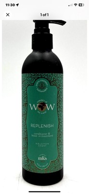 MKS Eco WOW Replenish Conditioner & Leave In Conditioner Halcyon Scent 10 oz NEW