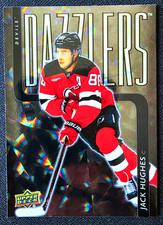2025-26 Upper Deck Jack Hughes #DZ-4 Dazzlers BLACK Parallel SP - NJ Devils