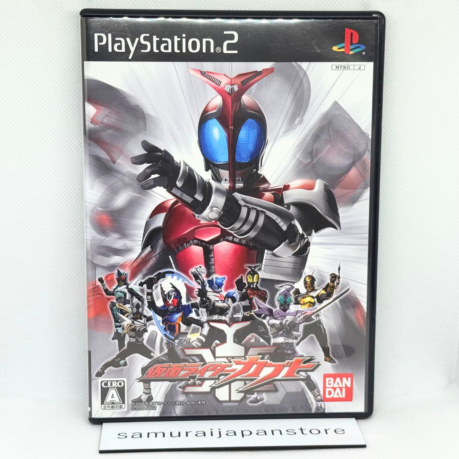 Kamen Rider Kabuto PS2 Bandai Sony PlayStation2 Used Tested Japanese ver