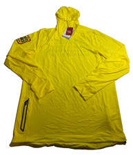 Reebok CrossFit Hoodie Men Large Yellow Book of Heroes Pullover Hooded NEW