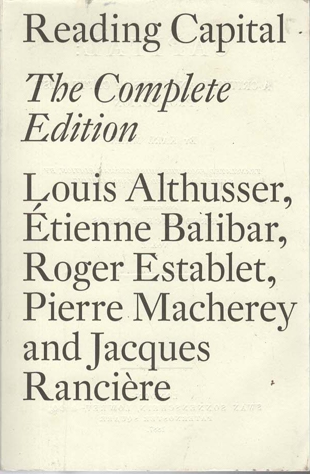Reading Capital: The Complete Edition - Louis Althusser - Acceptable - Paperback