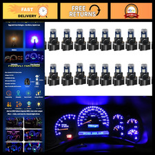 74 Led Dash Light Kit - T5 Wedge Bulb Pc74 Socket Blue Dimmable Lighting