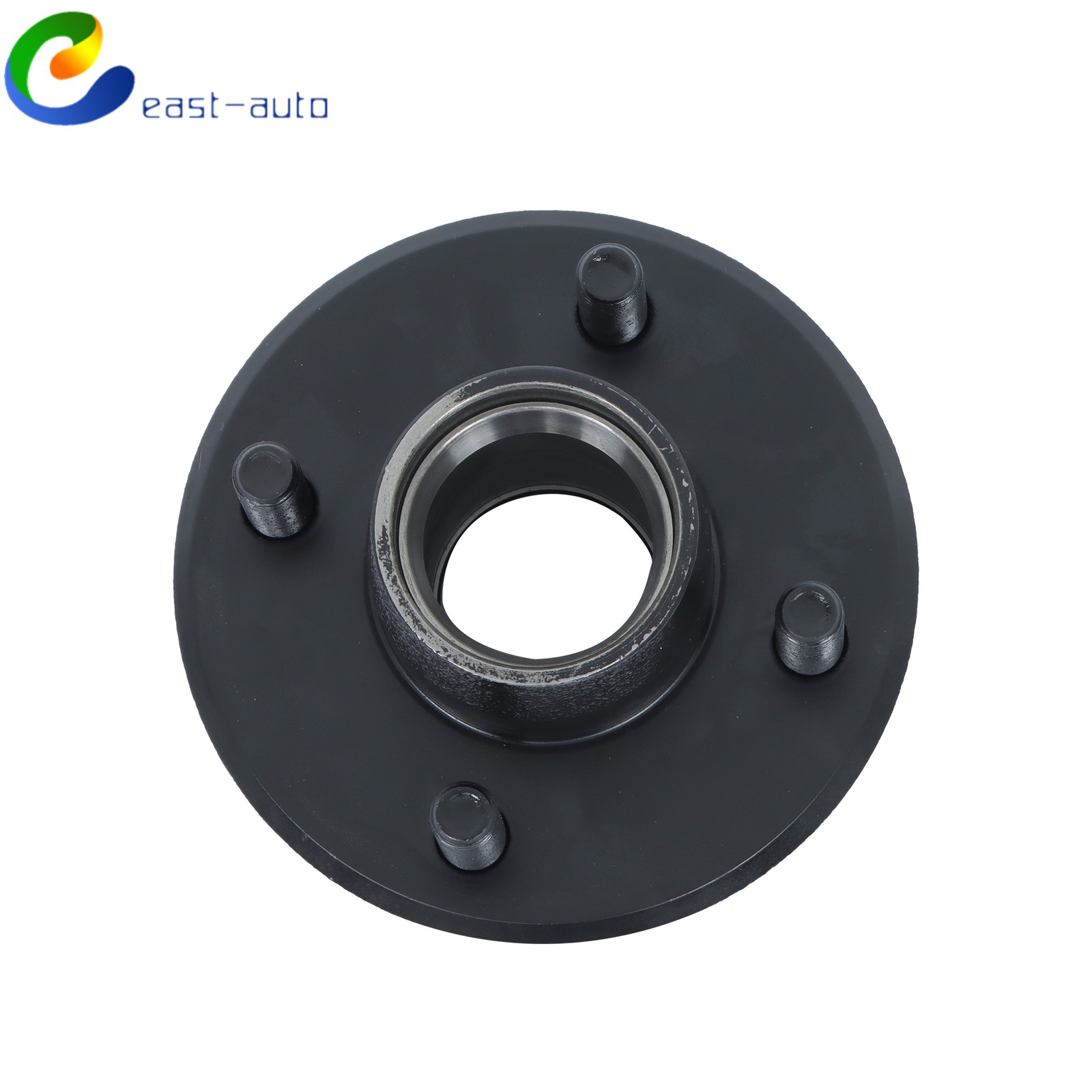 Trailer Axle Kits w/ 4 on 4" Bolt Idler Hub + 1" Round BT8 Spindle (Pack of 4)