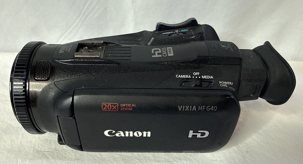 Canon VIXIA HF G40 20x Optical Zoom Handheld Camcorder Black | eBay
