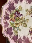 Steubenville EMPIRE CHINA Decorative Bowl Grapes Lavender Pink Gold Trim, 1915 — photo 2
