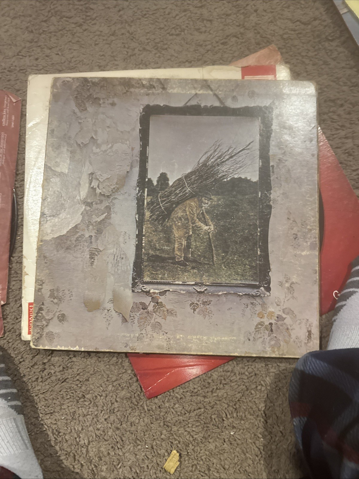 Vintage Led Zeppelin IV vinyl