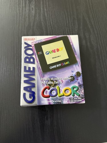 Nintendo Gameboy Color Atomic Purple Complete in Box and Tested | eBay