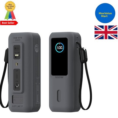 Silikon Hülle für Anker Laptop Powerbank 165W (25000mAh) mit 1/4 Zoll Grau