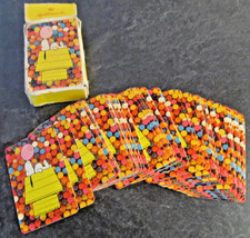 Vintage 1958 Hallmark Bubblegum Snoopy Miniature Playing Cards 2 1/2" x 1 3/4"