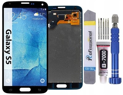 Für Samsung Galaxy S5 G900 G900F TFT Display Bildschirm LCD+Touch Screen Schwarz