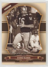 2007 Donruss Classics Legend Timeless Tributes Bronze /100 George Blanda HOF 0c2