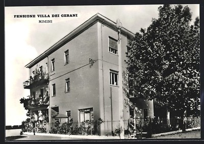 AK Rimini, Rivabella, Pensione Villa dei Gerani, Viale Palmanova 2 