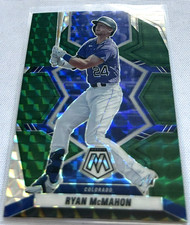 2022 Panini Mosaic Baseball Ryan McMahon Colorado Rockies Green Mosaic Prizm #64