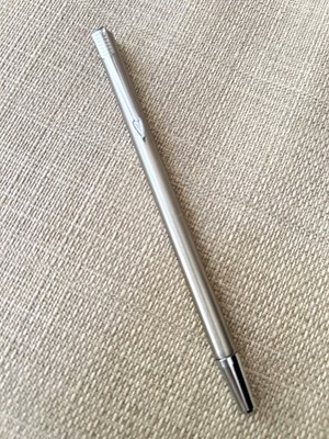 Vintage Parker Telescopic Pocket Presentation Pointer Brushed SS Chrome Japan