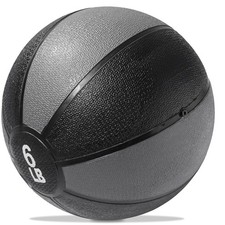 Medicine Ball, 6 LB - Weighted Fitness Non-Slip Ball
