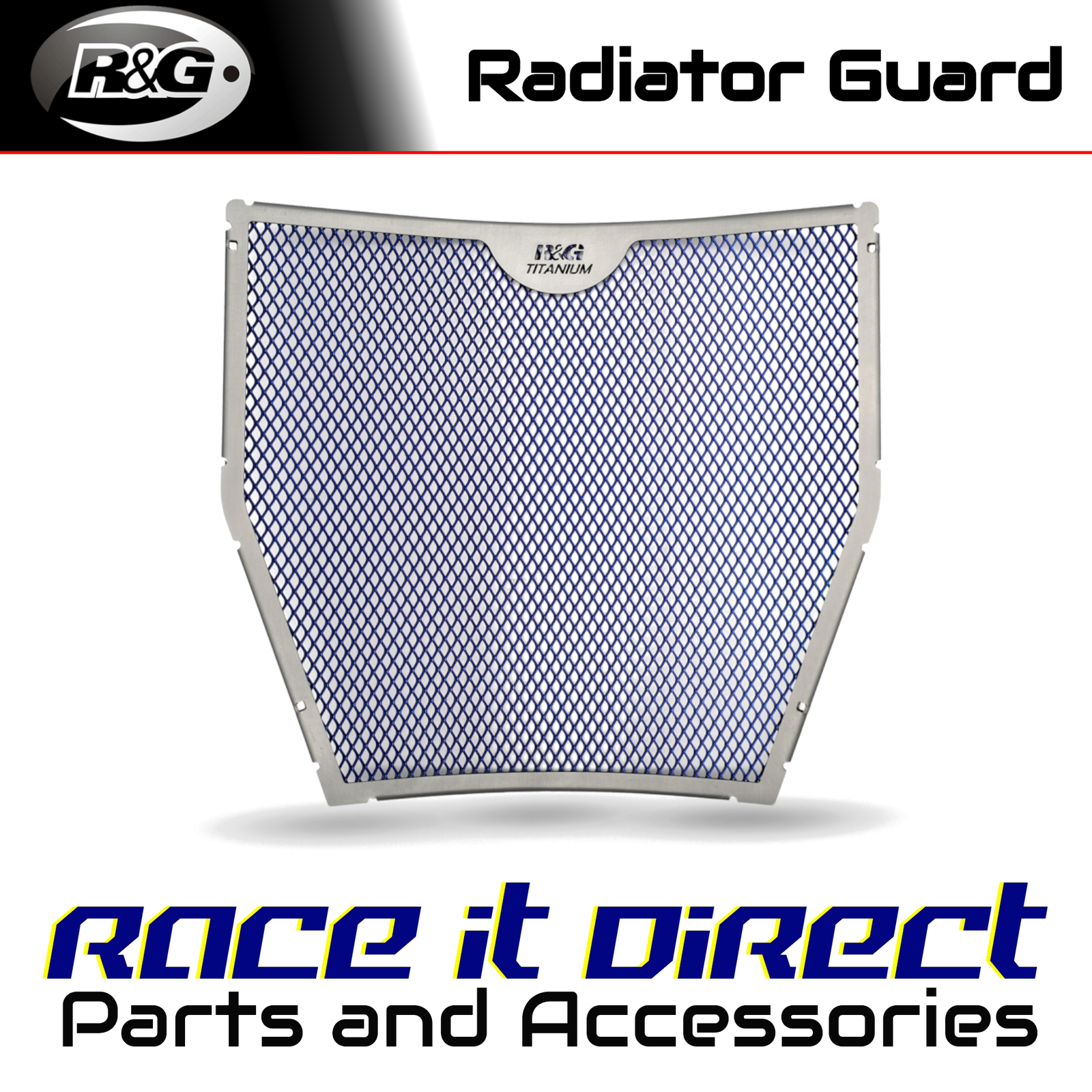 Aluminium Radiator Guard for Ducati Panigale V4 Speciale 2018 Race Titanium R&G