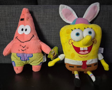 Spongebob Squarepants *2004* Easter Costume and *2002* Patrick Star Plushies