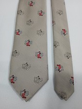 Disney Mickey Mouse Soccer Print Men's Tie by Balancine