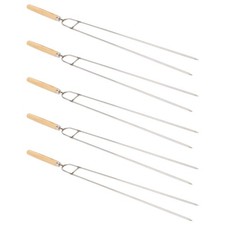  5 PCS Outils De Barbecue En Acier Inoxydable Fourchette Aile Poulet