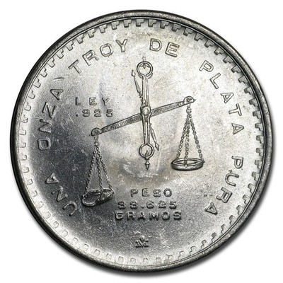 1980 Mexico 1 oz Silver Onza Balance Scale BU (Type V) | eBay