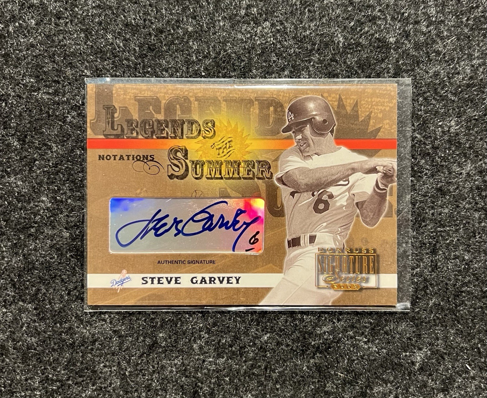 2003 Donruss Signature Series Legends of the Summer Steve Garvey LS-38 Auto /150