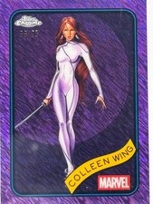 2025 Topps Chrome Marvel #47 Colleen Wing Purple Shimmer Refractor /75