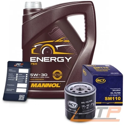 ÖLFILTER + 5l 5W-30 MOTORÖL FÜR ALFA 155 156 164 FIAT FORD C-MAX FOCUS FIESTA - Bild 1 von 4