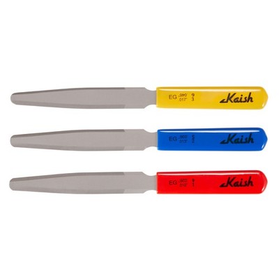 Pack of 3 Double Edge Guitar Nut Slotting File 10-46 Nut Files String Slot Files