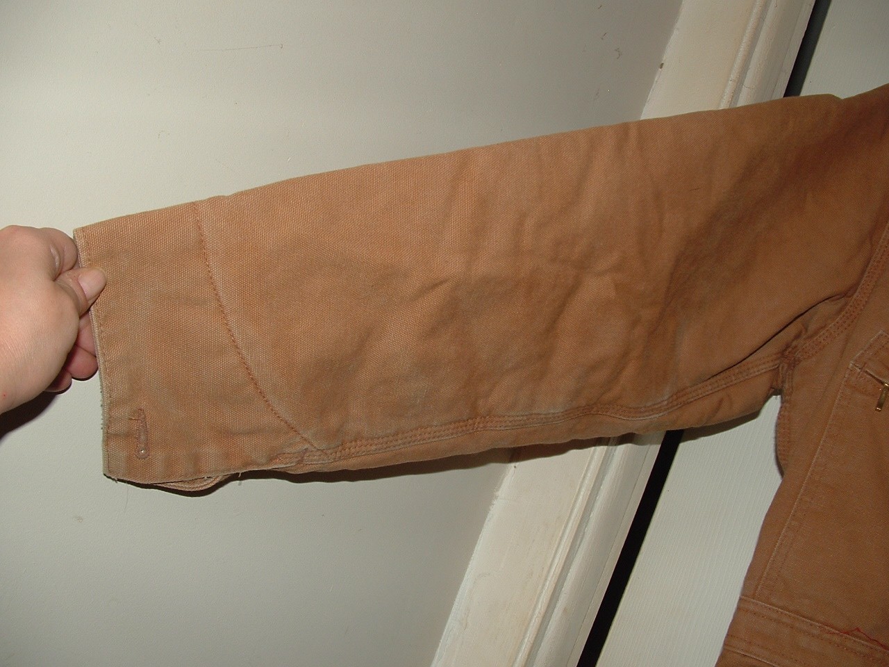 Vintage Carhartt X01 BRN Quilt Insulated Duck Coveralls Men's 42 Regular USA thumbnail 6