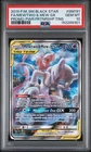 2019 POKEMON SM BLACK STAR PROMO #SM191 FULL ART/MEWTWO & MEW GX PSA 10