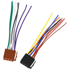 Universal ISO Car Radio Stereo Wiring Harness Adapter, Car Audio Video Wire C...