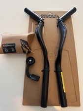 Profile Design 52 ASC Aerobar Extensions 400mm Carbon Black w/ Computer Mount