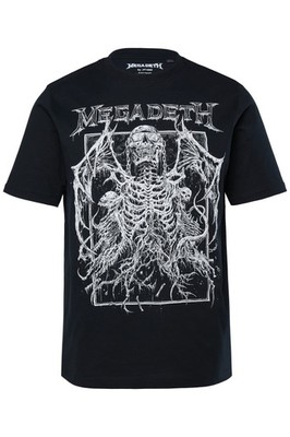 JP 1880 Herren große Größen T Shirt Bandshirt Halbarm Megadeth 840623