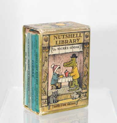 Nutshell Library by Maurice Sendak Vintage 1962 Complete w/ Dust Jackets 1st Ed
