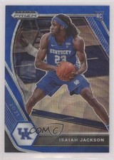 2021-22 Panini Prizm Draft Picks Blue Wave Prizm 188/249 Isaiah Jackson #16 3wu