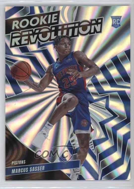 2023-24 Panini Revolution Rookie Sunburst 74/75 Marcus Sasser #7 RC rp9