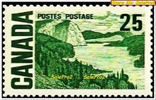 CANADA 1971 CANADIAN RIVERSIDE CENTENNIAL FV FACE 25 CENT MNH VINTAGE RARE STAMP