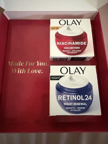 Olay Firming & Renewing Day & Night Cream Gift Set Brand New