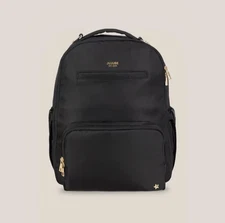 New JuJuBe Classic Diaper Backpack Black Diaper Bag Changing Pad Stroller Straps