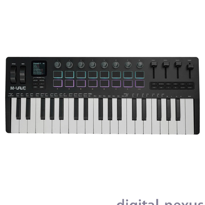 DTM・DAW M-VAVE SMK-37 PRO M-VAVE SMK-37 PRO 37-Key MIDI Keyboard 16 RGB Drum Pads Wireless