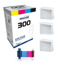 Magicard 300 Printer MC300YMCKO Color Ribbon YMCKO 300 Prints with Bodno Premium